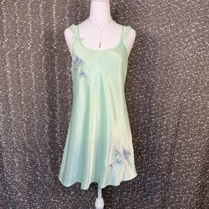 Vintage Inner Most Slip Dress Chemise Embroidered Flowers Y2K Fairy Women's‎ M